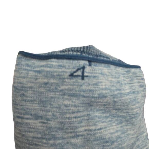 Lululemon Seamlessly Street Crop Heathered Poseidon Size 4 - Picture 9 of 9